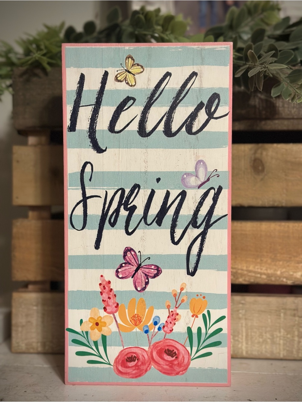 Spring Table Top or Wall Decor Sign